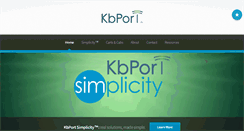 Desktop Screenshot of kbport.com