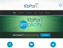 Tablet Screenshot of kbport.com